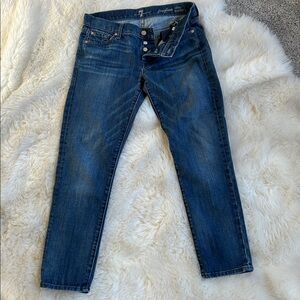 7 For All Mankind Josefina Skinny Boyfriend Size 26